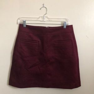NWT Loft suede skirt